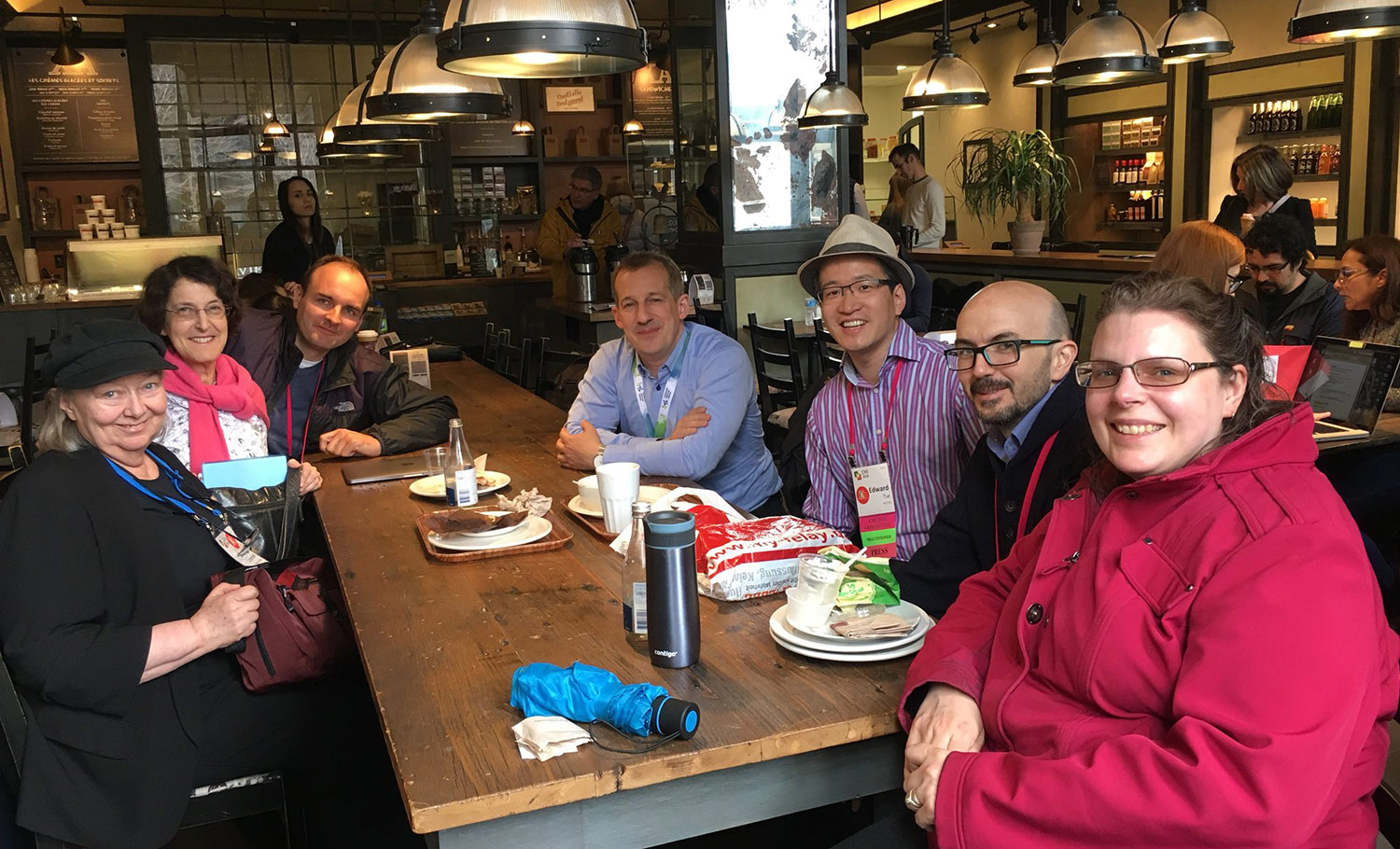 Meeting of the steering committee at ACM CHI 2018 in Montreal